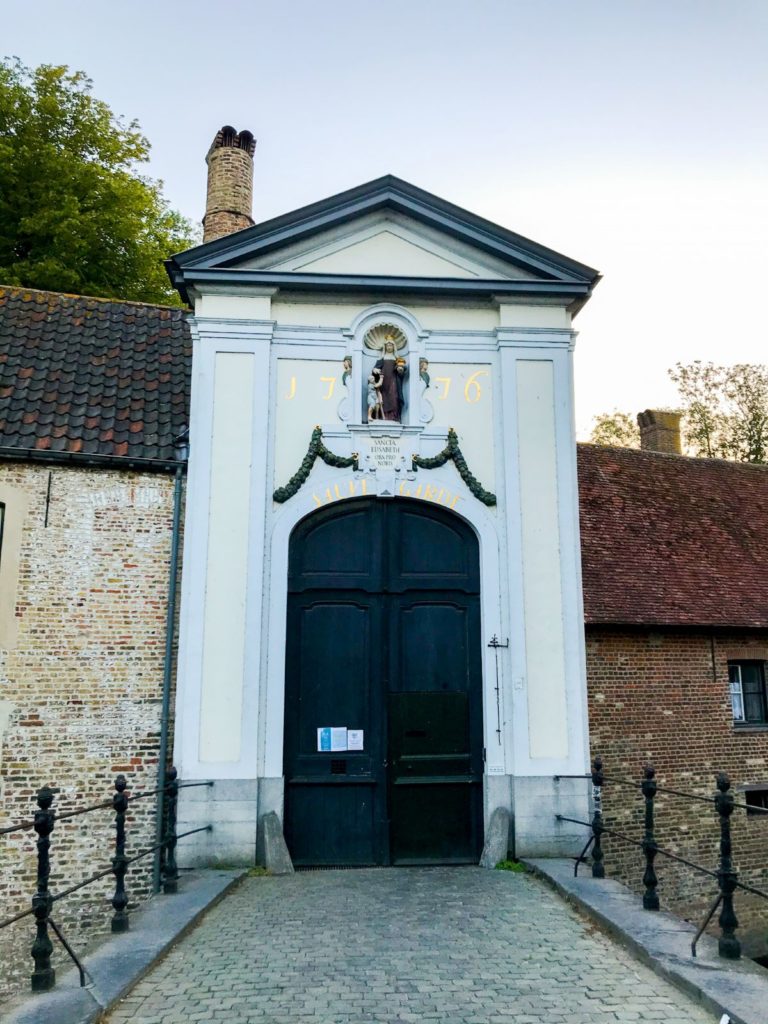 The entrance to the beguinage in Bruges