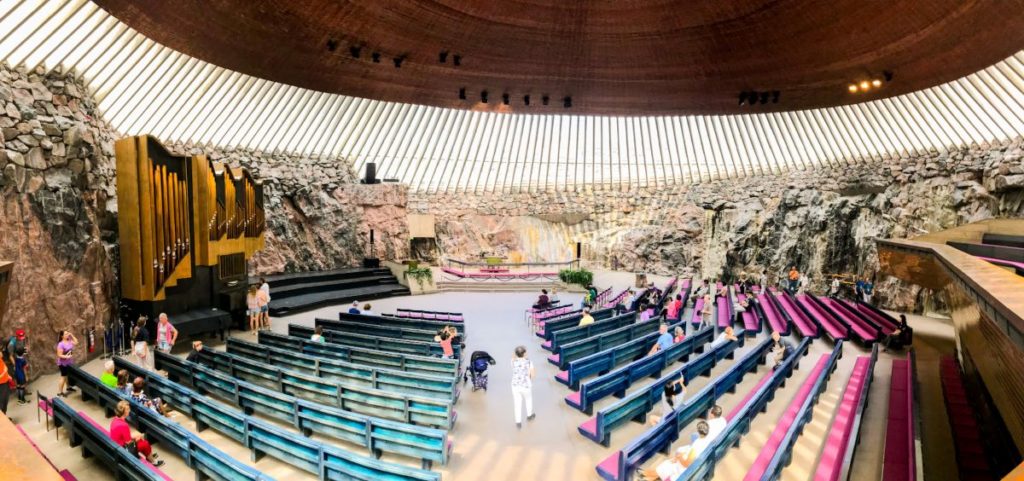 Inside the Rock Church