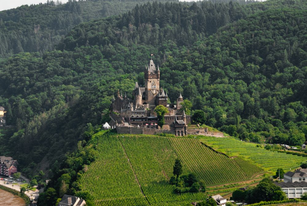 The Reichsburg of Cochem in summer