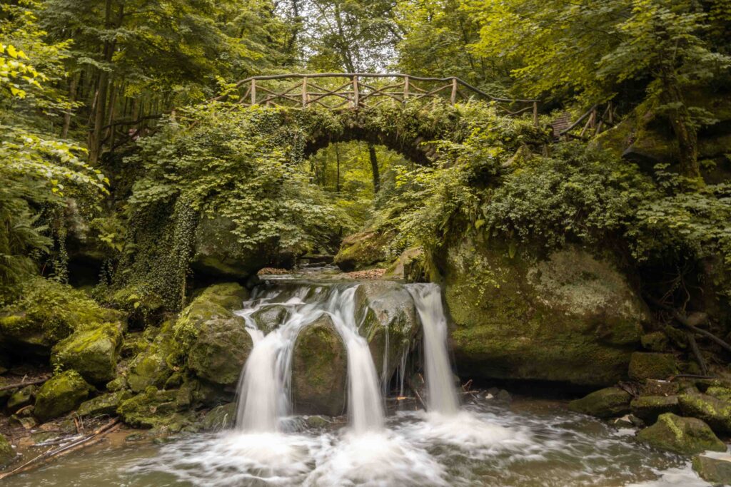 Schiessentumpel waterfall Luxembourg Mullerthal