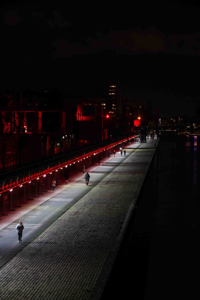 Night Walk in Parc de la Villette