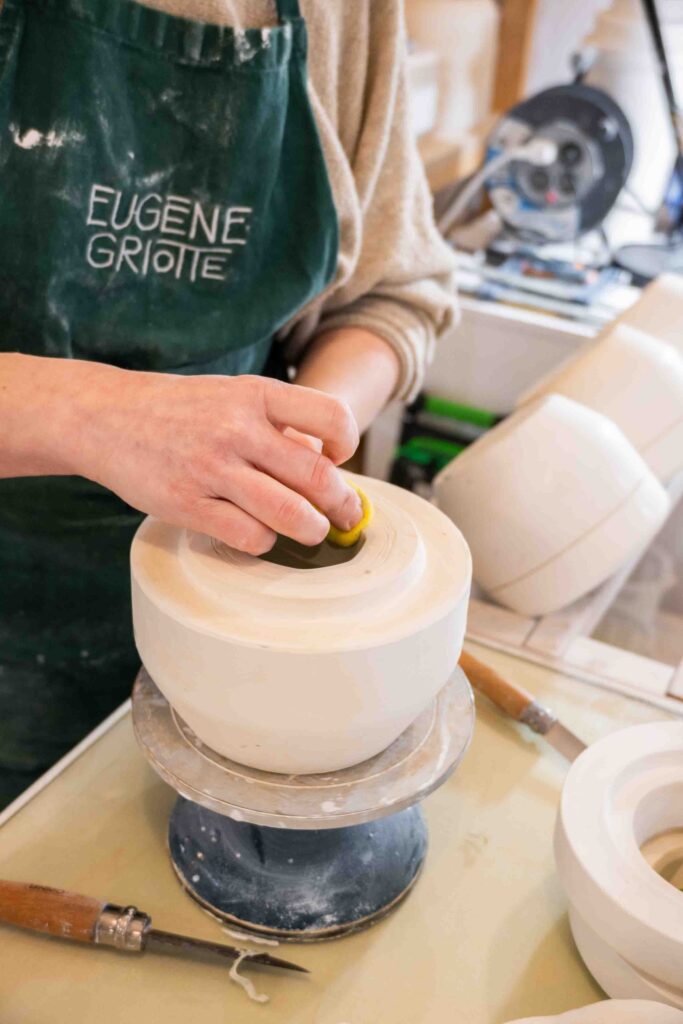 porcelain workshop at Eugène Griotte