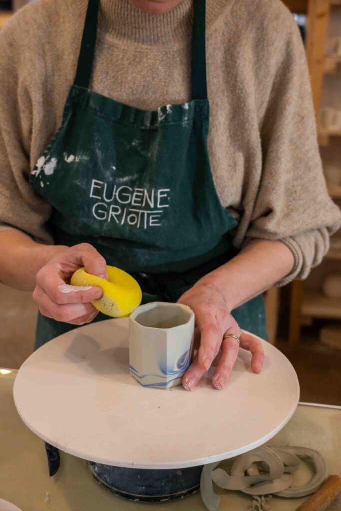 porcelain workshop at Eugène Griotte